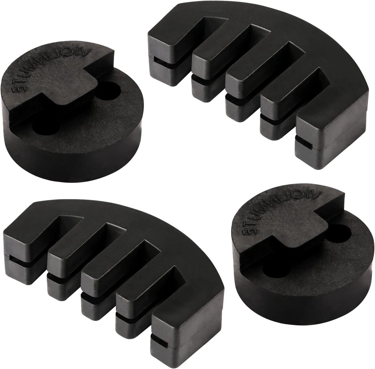 4 Stuks Rubber Violin Dempers, Claw Style en Ronde Tourte Dempers voor Verbeterde Geluidskwaliteit en Oefening van Muziekinstrumenten