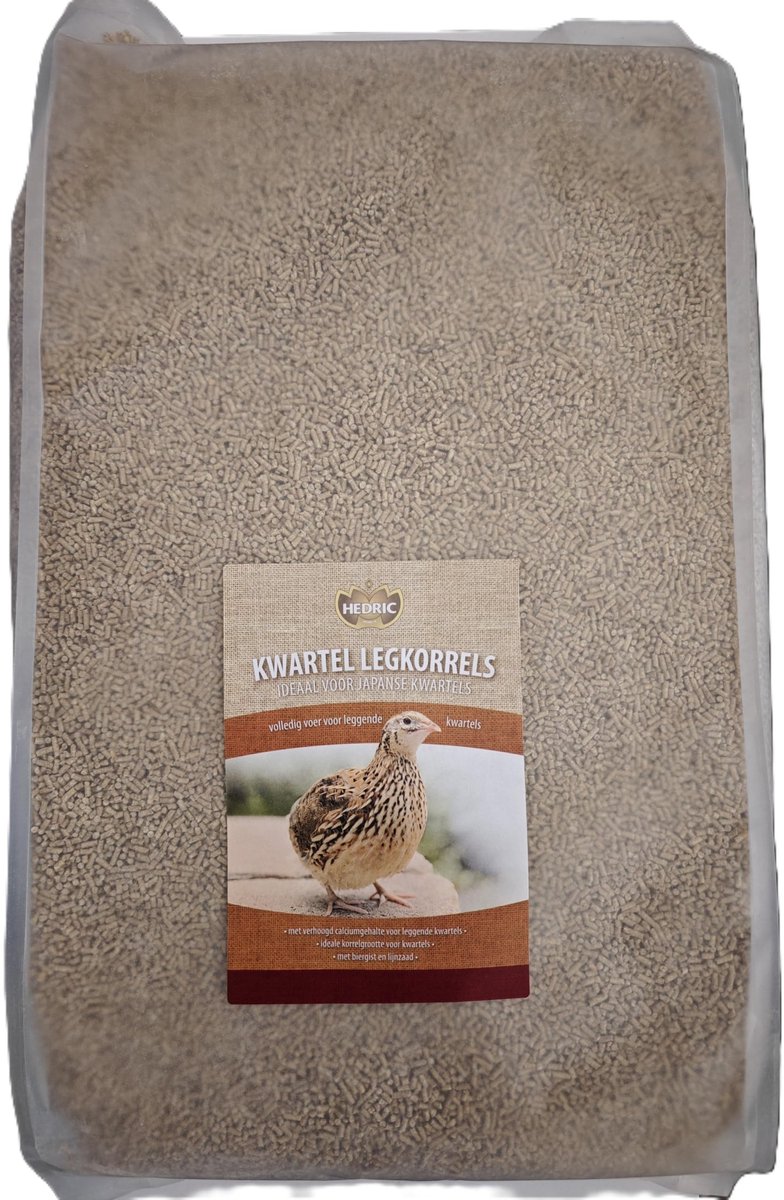 Dailygoods- Legkorrels 10 kg - Volledig Diervoeder - Kwartels - Voeding - Eieren Leggen - Belangrijke Voedingsstoffen - Kwartelvoer
