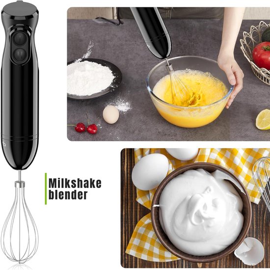 KAD® Smoothie Blender - 3-in-1 - Blender to go - Smoothie Maker - Zwart - 10cm x 21cm x 24cm van Kad — afbeelding 4