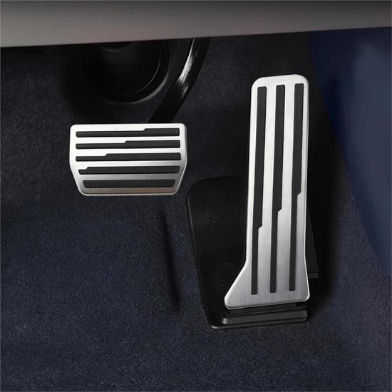 Auto Pedaalhoezen - Gas Rem Pedaal - Veiliger Rijden - Antislip Ontwerp - Set van 2 - Zilver — afbeelding 4