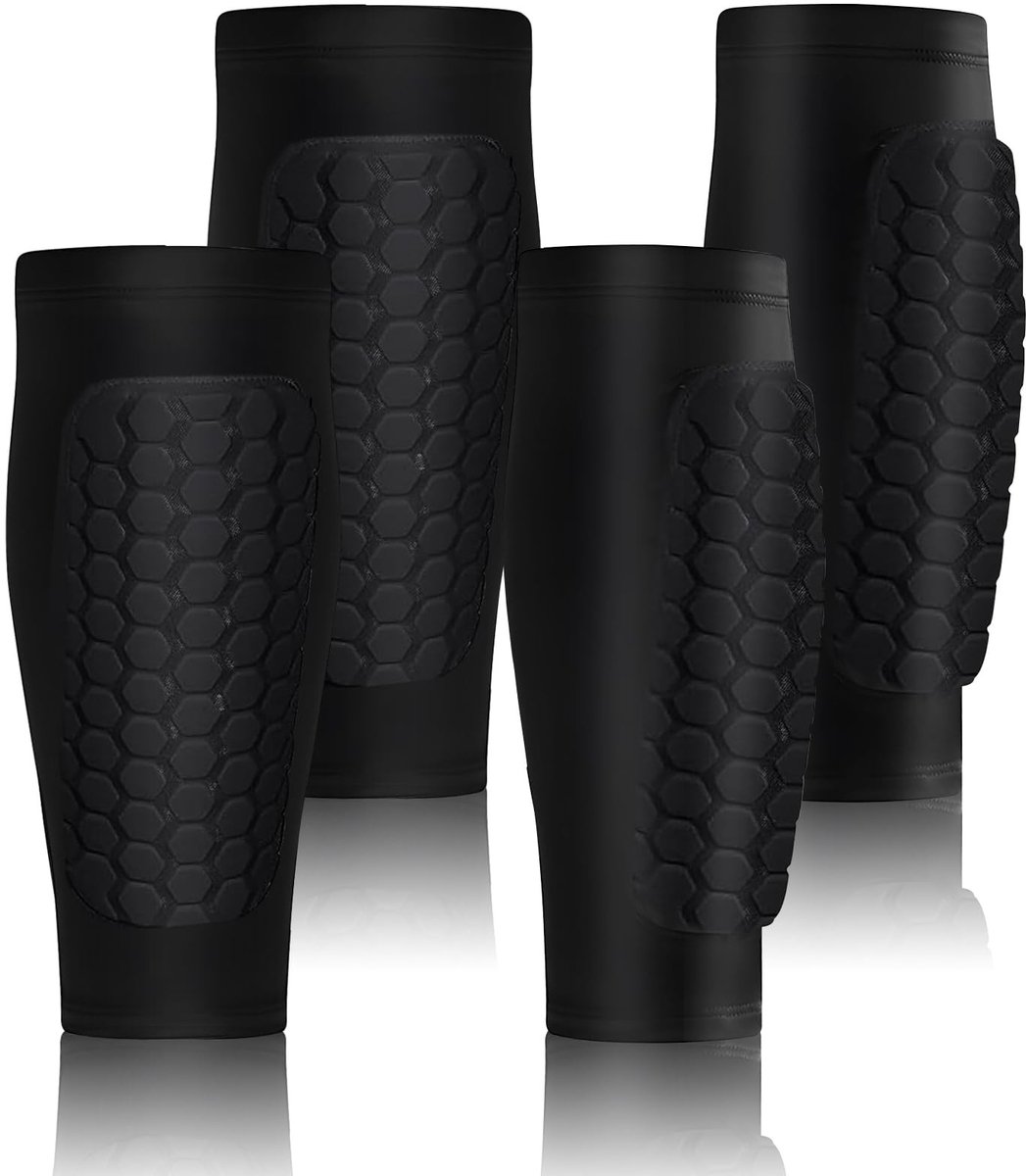 Dailygoods- Scheenbeschermers Voetbal - 2 Paar - Scheenbeschermers Kind - Voetbalsokken Kinderen - Antislip - Lichtgewicht - Voetbalscheenbeschermers
