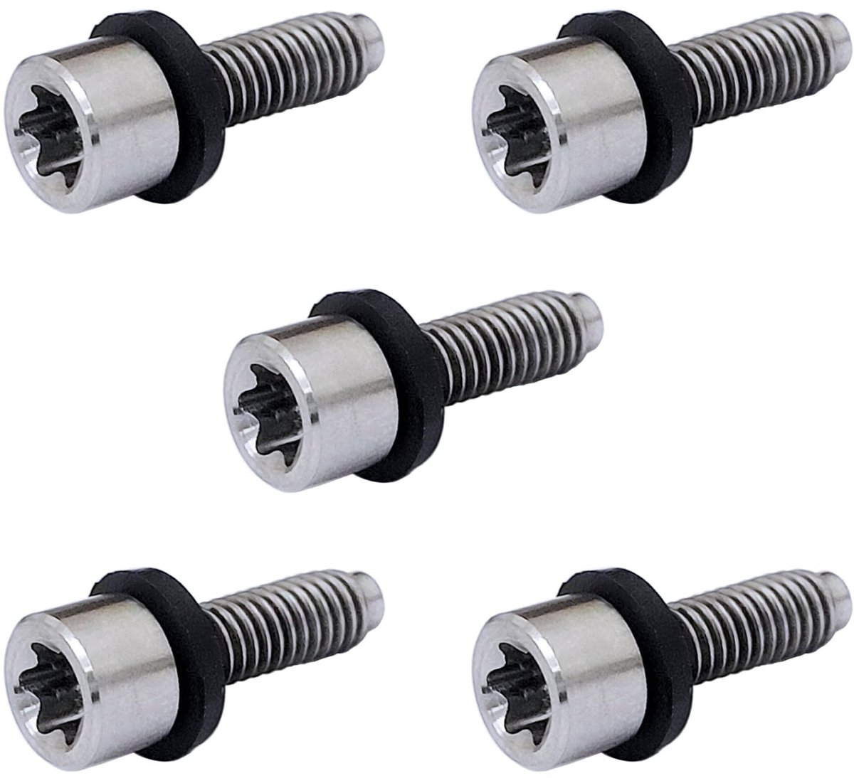 Dailygoods- Shaft Adapter Set - 5 Stuks - Geschikt voor TaylorMade M3/M4/M5/M6/SIM/SIM2/Stealth/Qi10 - Hoogwaardig Titanium - Lichtgewicht en Betrouwbaar - Eenvoudige Installatie - Golfclubadapter