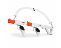 Gloovon® - VR Gunstock - Oculus Quest 3 Accessoires - VR Accessoires Meta Quest 3/3S - 2-in-1 VR Gun - Geschikt voor Oculus Quest 3/ 3S