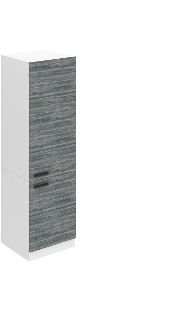 BELINI Inbouwkast Koelkast SSL 60x204 cm met 2 Deuren - Glamour Wood