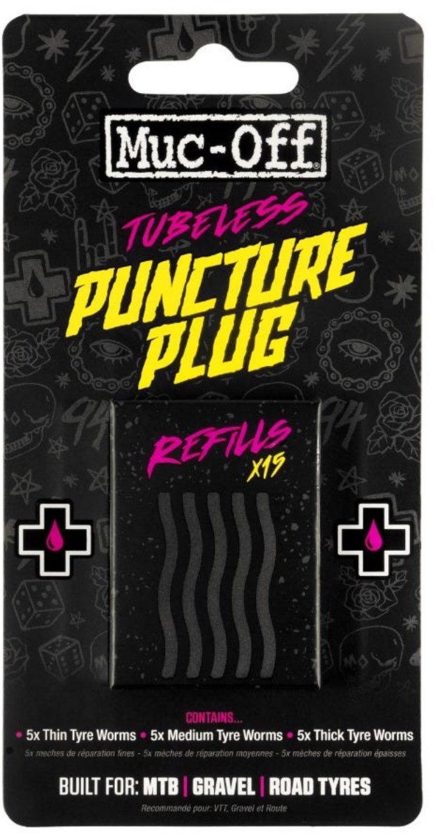 Muc-Off puncture plugs refill pack