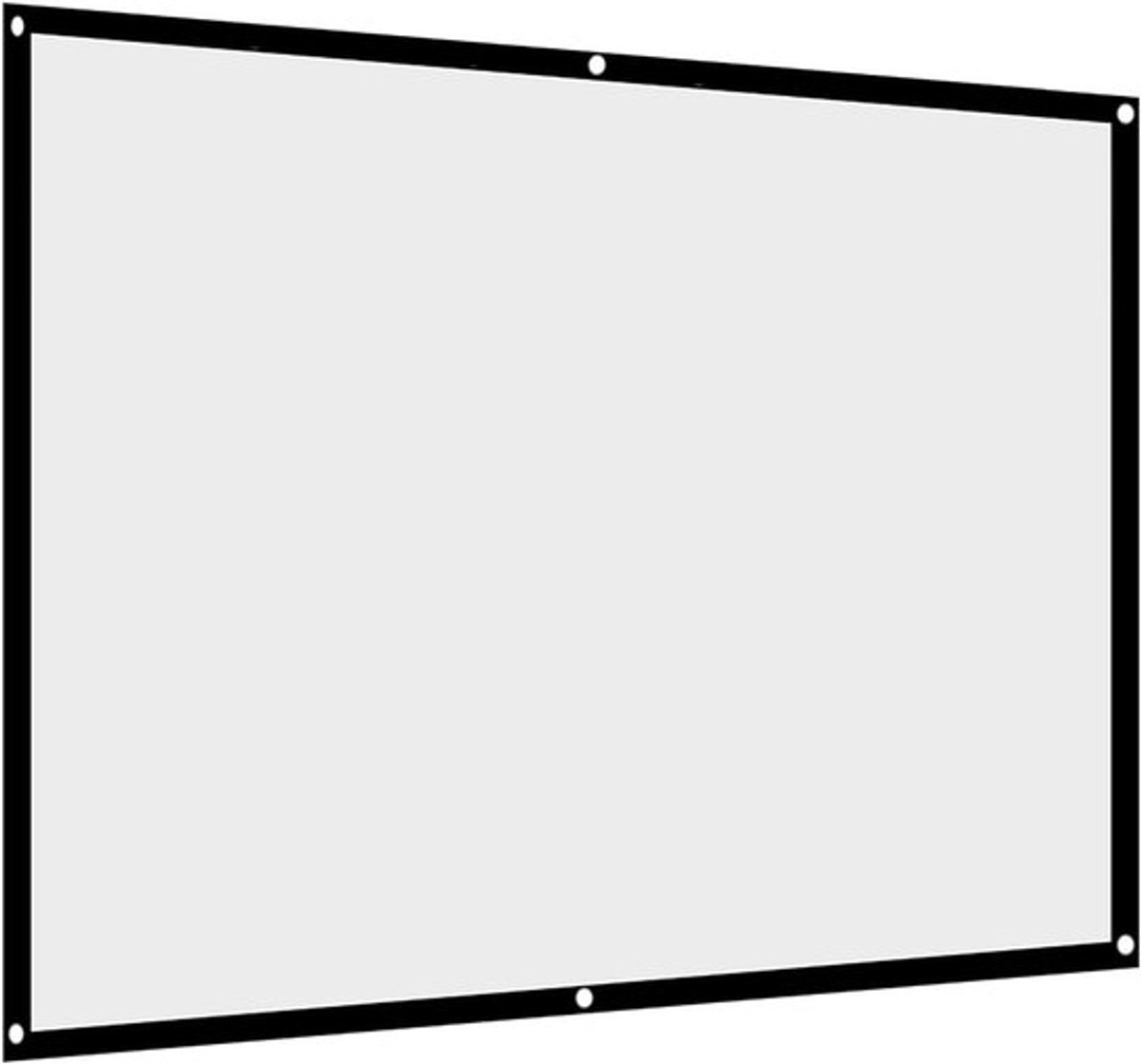 Draagbaar Projectiescherm van Polyester, 60-100 Inch, 4:3 voor Buitenbioscoop en Kampeermovies, Set van 12 Stuks