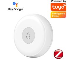 MOES Water Sensor | Zigbee | Werk met Tuya Smart en SmartLife! | Voorkom erger en ontvang op tijd een waarschuwing | Hub nodig | compact en draadloos