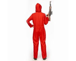 Salopette Casa de papel avec masque - taille adulte M/L
