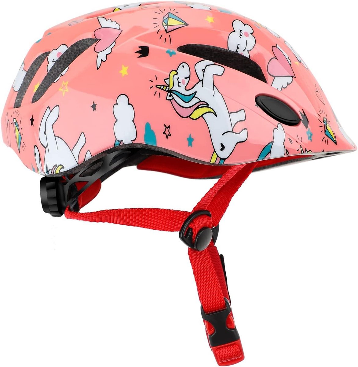 Kinderhelm - Fietshelm - Veilig Sporten - Verstelbaar - 48-54 cm - Roze