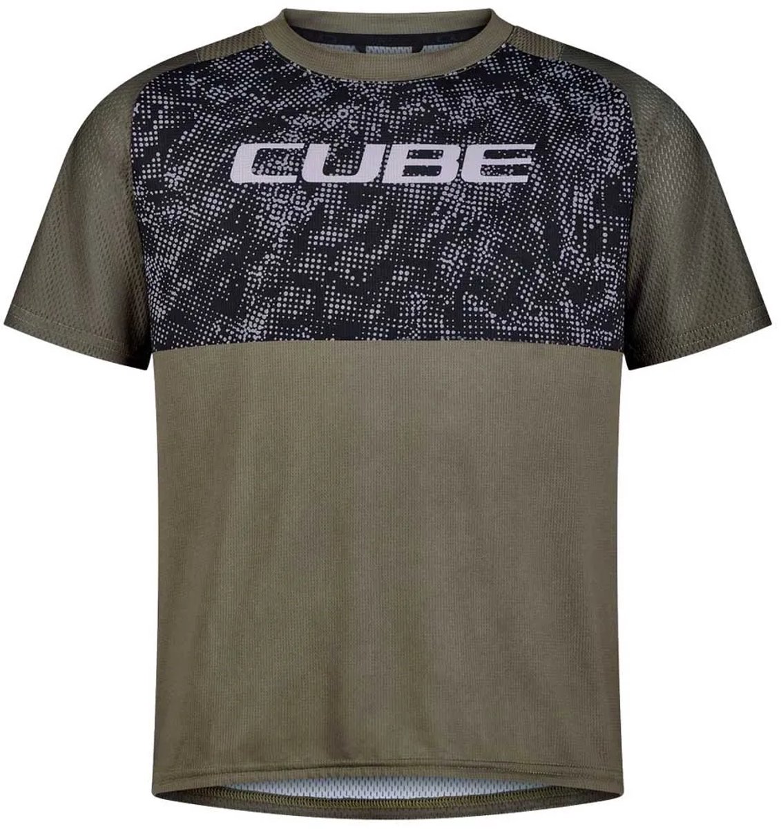 Cube Tm Korte Mouw Enduro Trui Groen XL Jongen