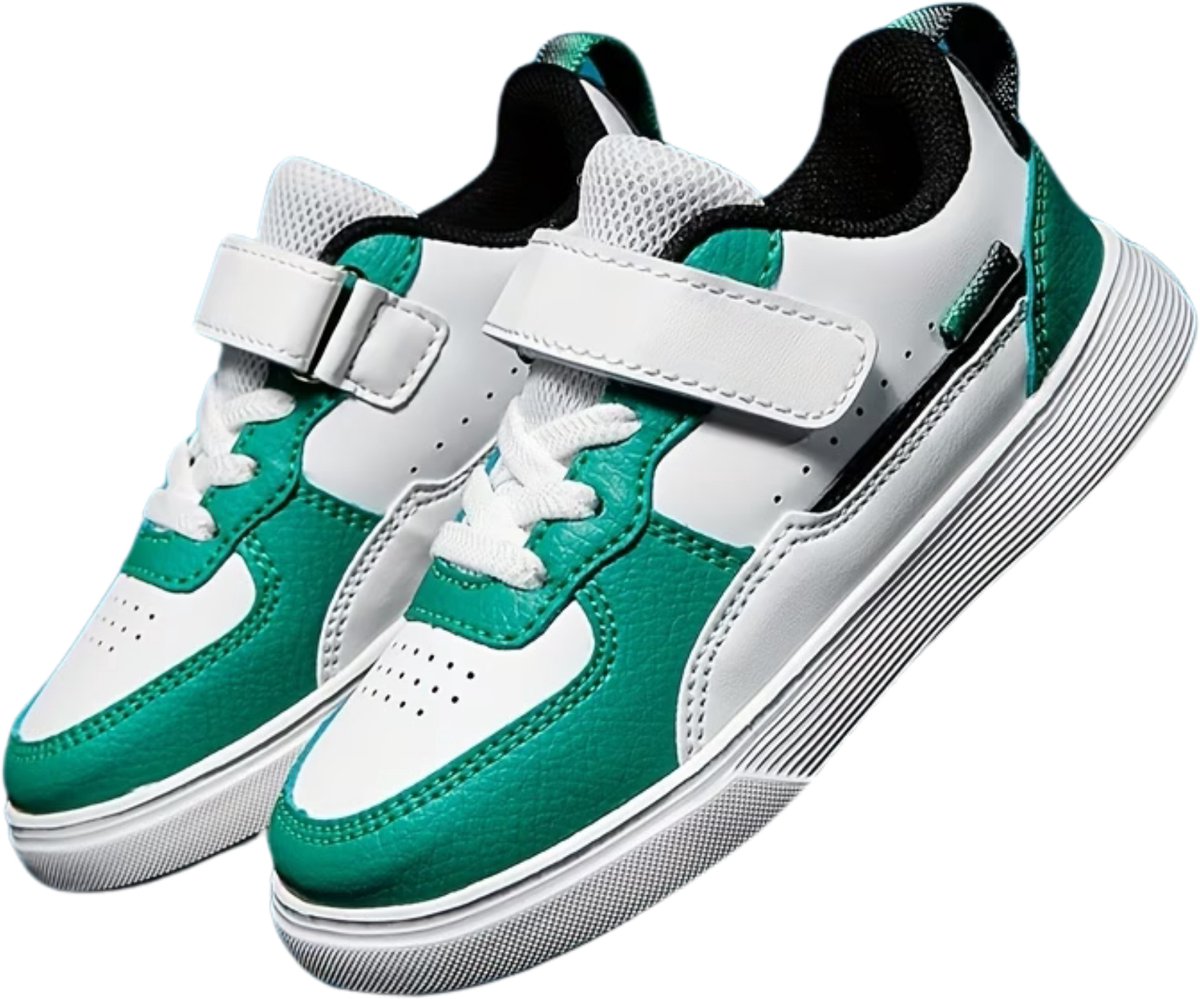 Currero Schoenen Jongens Sneakers Comfortabel Wandelschoenen Casual Kinder Schoenen Koriander Groen