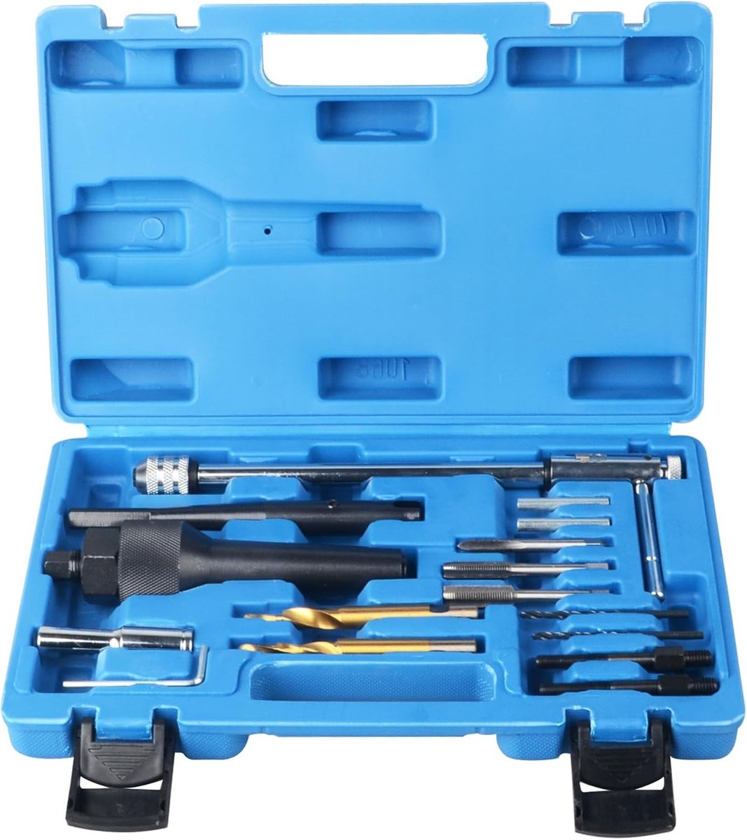 Glow plug reparatieset voor CDI 8mm & 10mm | M8 x 1 mm, M10 x 1 mm, voor het veilig verwijderen van beschadigde bougies, inclusief alle accessoires voor een eenvoudige installatie