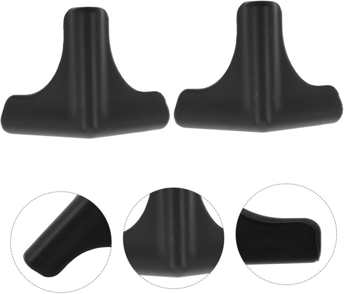 4-stuks Hoekbeschermer - Hoekbescherming - Hoekbeschermers voor Tafel - hoekbeschermers voor afzuigkap - Eenvoudig te installeren- Siliconen - 4.5×4.5×4.5cm - Geschikt voor keukenkasten, glazen tafels en meubels - Zwart – foto 4