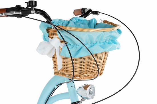 Davi Emma - Stadsfiets - 28 inch - 7 versnellingen - Blauw/Bruin — afbeelding 4