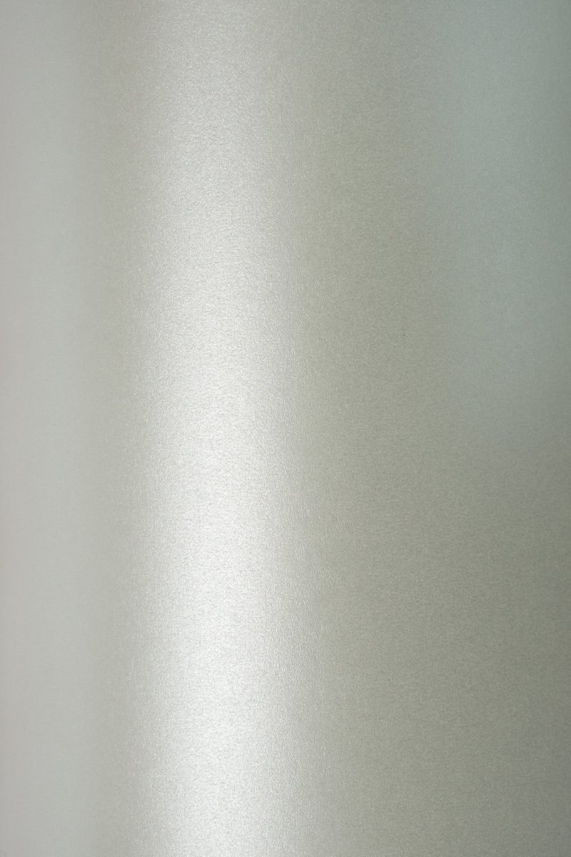 Netuno - zilver metallic papier A5 - 14,8 x 21 cm - 10 vellen - 300 gram - Sirio Pearl Platinum - karton