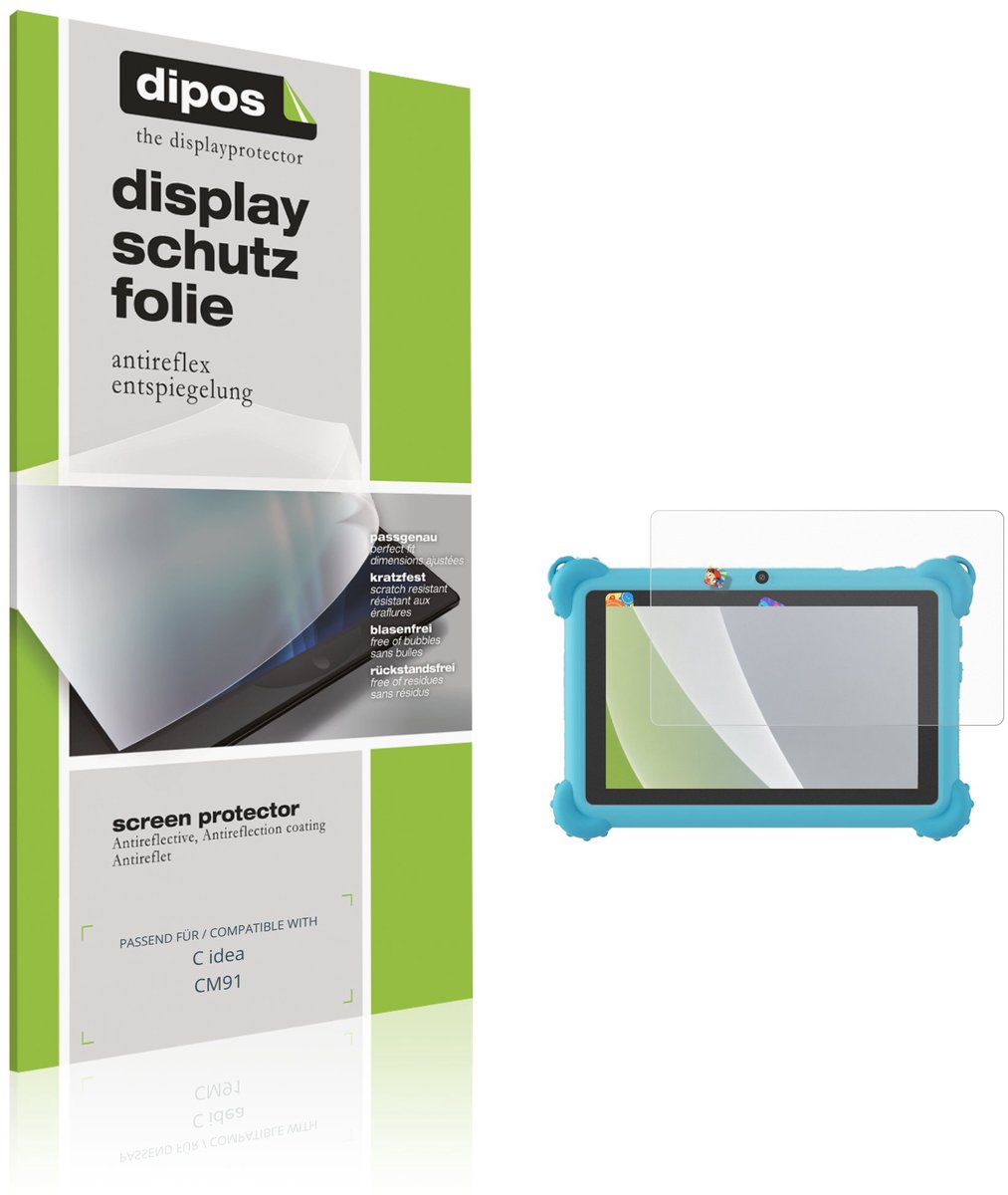 dipos – 2x Matte Beschermfolie geschikt voor C idea CM91 | Krasbestendige & antireflecterende Screenprotector Ultra-Thin
