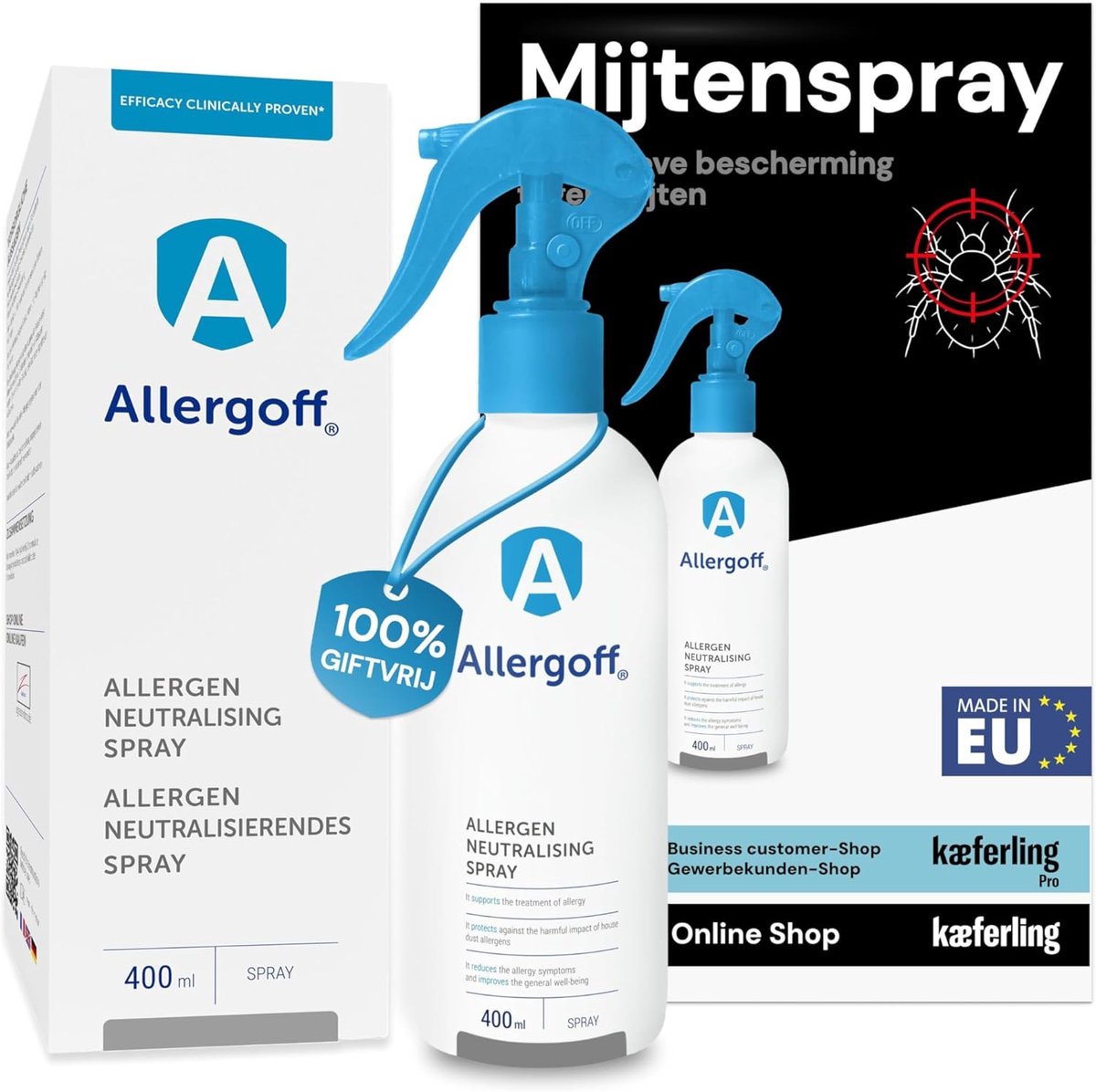 Mijtenspray - Huisstofmijt Verwijderaar - Textielspray voor Matras en Meubels - Anti Mijt Spray tegen Allergenen - Spray voor Beddengoed Tapijt en Stoffen - Reinigingsspray voor een Frisse Slaapomgeving