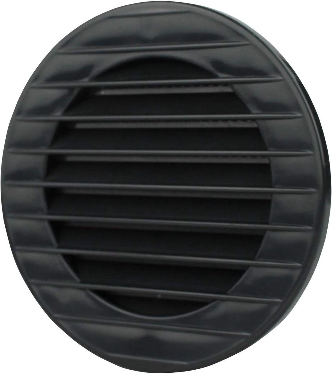Ventilatierooster - Ontluchtingsrooster - Luchtcirculatie Verbeteren - Geïntegreerd Insectennet - Ø 80 mm - Antraciet