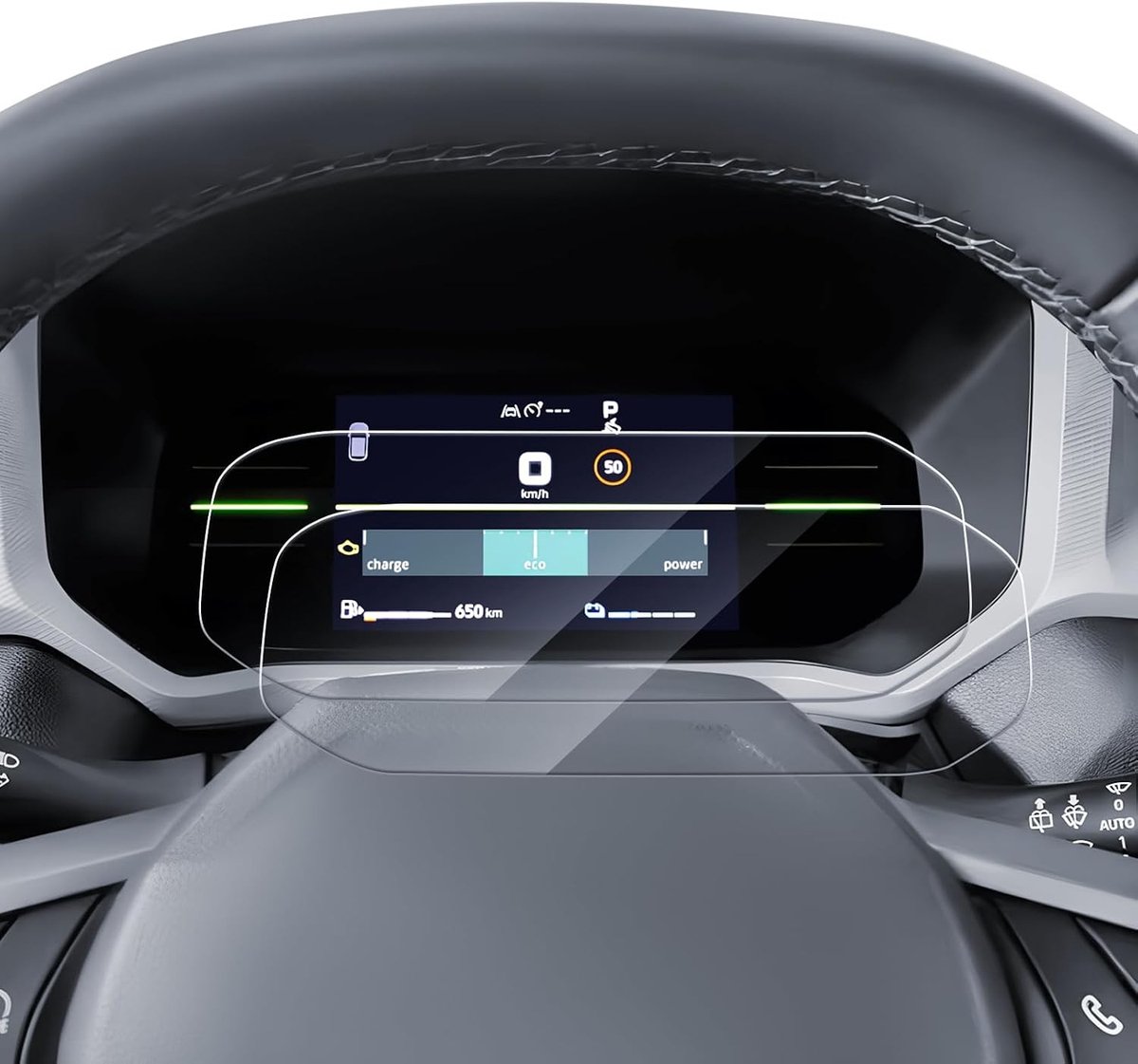 Pack van 2 Screen Protectors voor Dacia Duster 3 - 7 Inch Digitale Cockpit, Anti-Scratch en Schokbestendig Accessoires