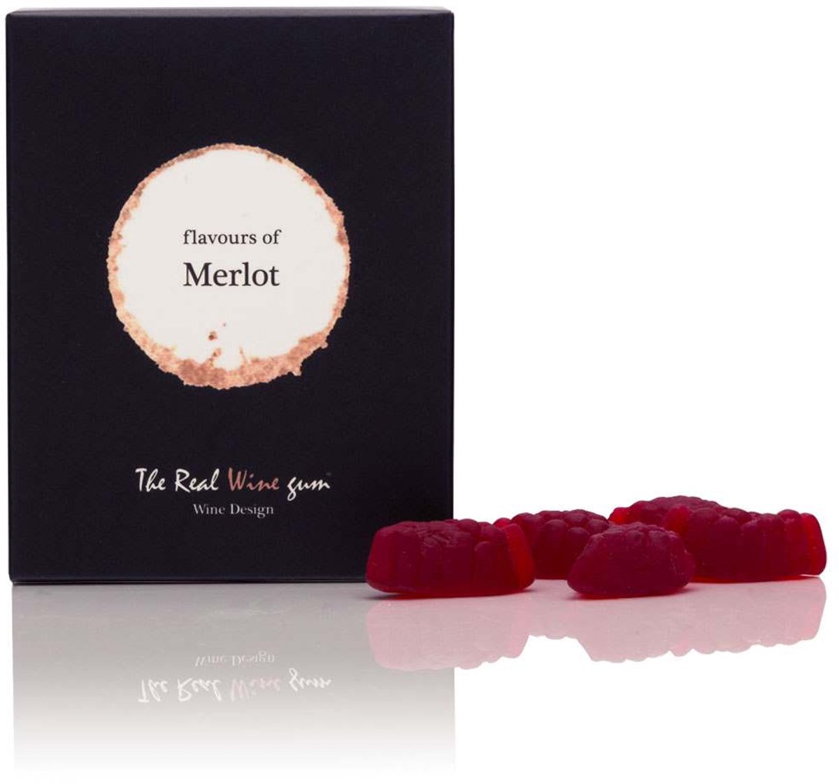 Creaties van Hier – The real wine gum - merlot - wijnsnoepjes - geen alcohol -