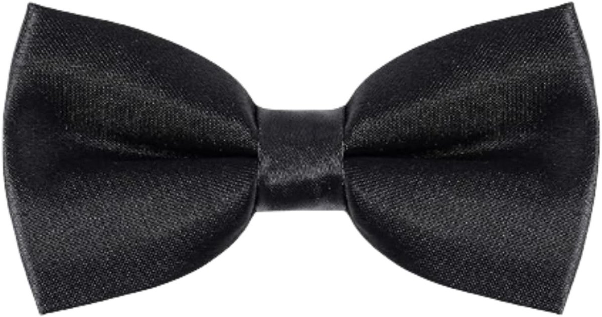 Elegante Hondenhalsband met Strik van Fluweel voor Trouwerijen, Verjaardagen en Feestelijke Gelegenheden (Zwart)