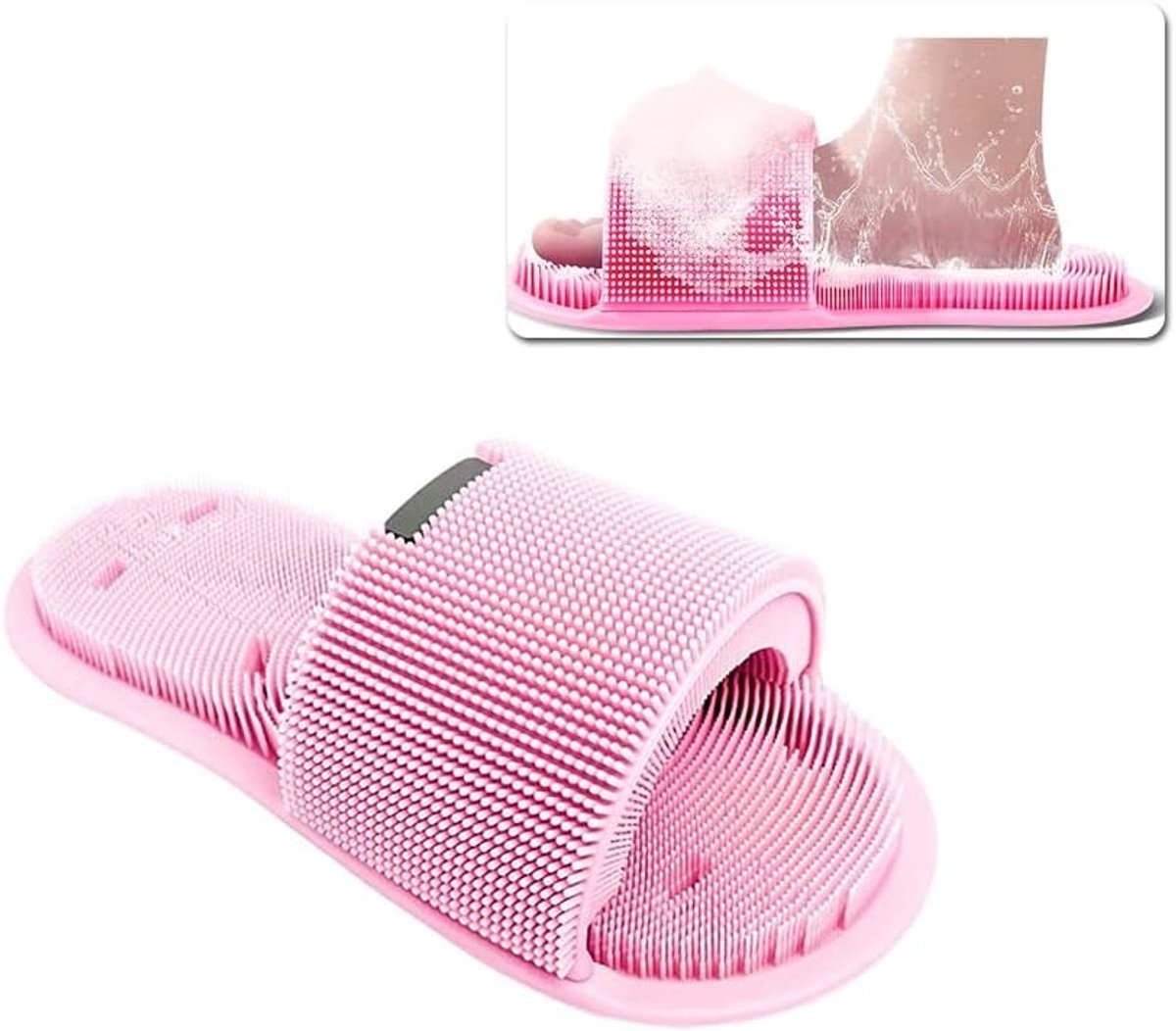 Zachte Siliconen Voetenscrubber met Antislip Zuignappen, Exfoliërende Voetmassage voor Verbeterde Circulatie en Vermoeide Voeten, Ideaal voor Unisex Gebruik