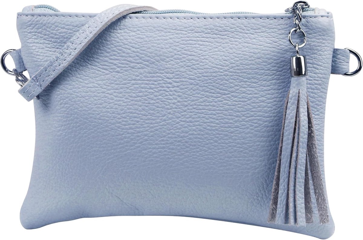 SH Leder Genuine leather shoulder bag clutch small bag evening bag 22x15cm Anny G248 - ShopVlot