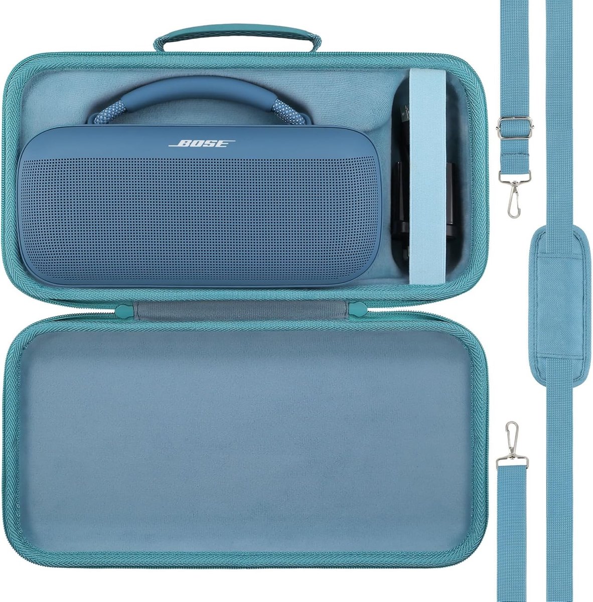 Duurzame Hard Travel Case voor Bluetooth Portable Speaker, Ideaal voor Bescherming en Transport