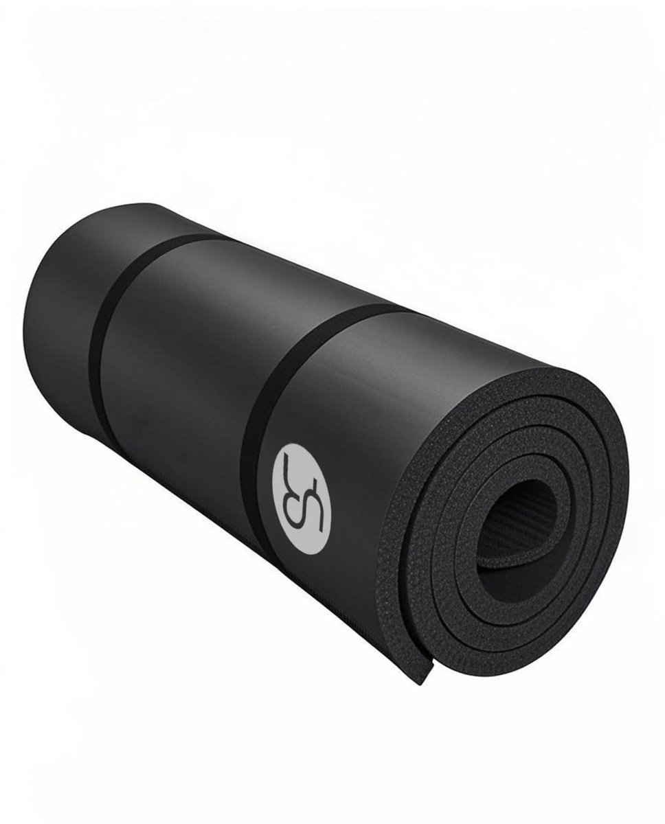 SnelShoppen - Yogamat 195x61x2cm Dikke Antislip Sportmat Gymnastiekmat voor Thuis, Yoga, Fitness, Pilates, Buiten, Draagbaar, Blauw
