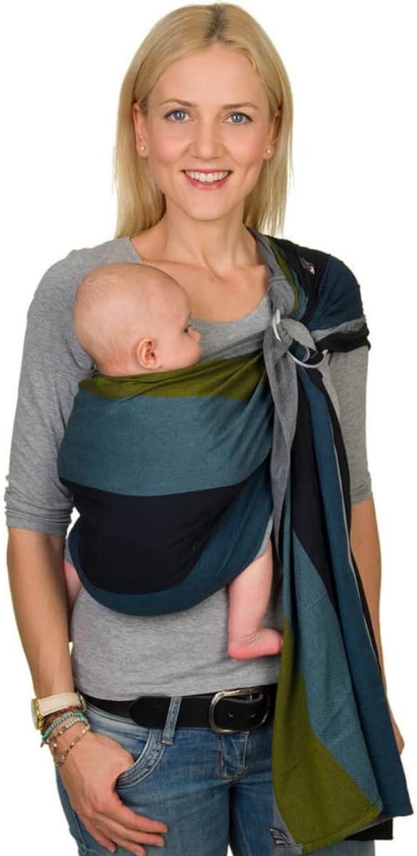 Ring-Sling Draagdoek - Babydraagzak - Baby Dragen - Verstelbare Riem - Vanaf 3 kg - Aberdeen