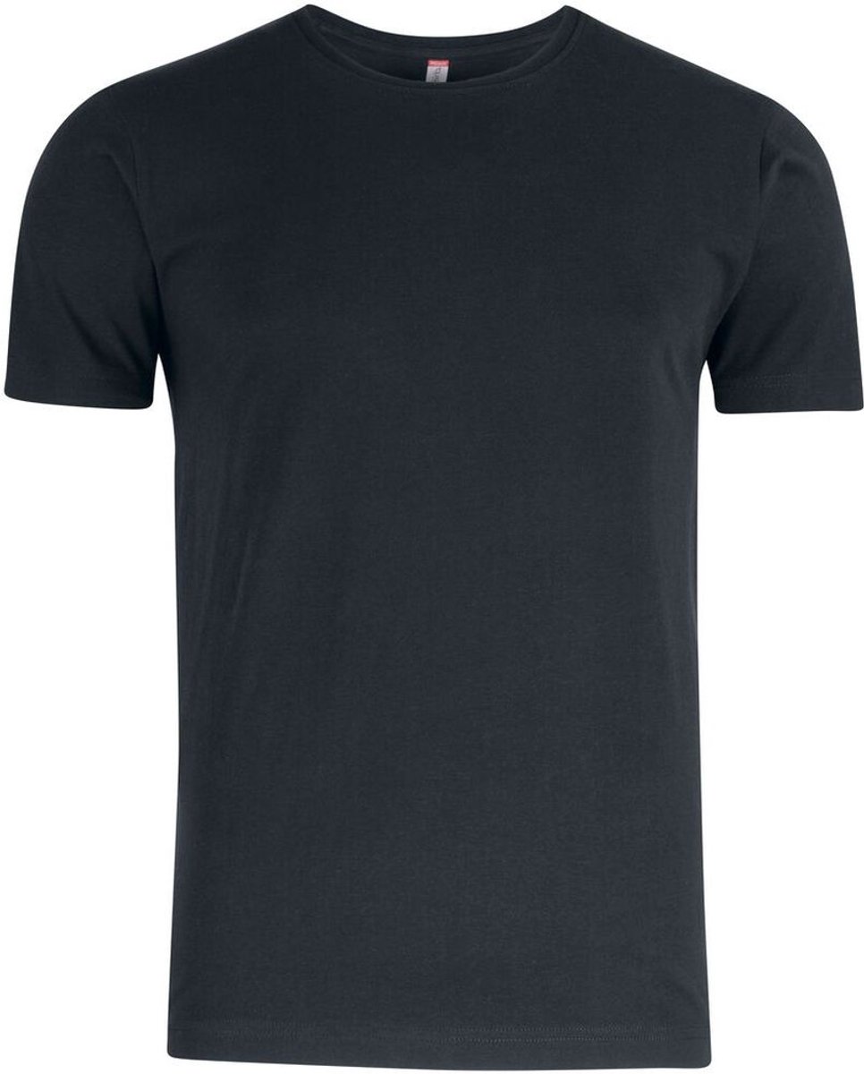 Clique Premium Fashion-T 029348 - Zwart - 4XL