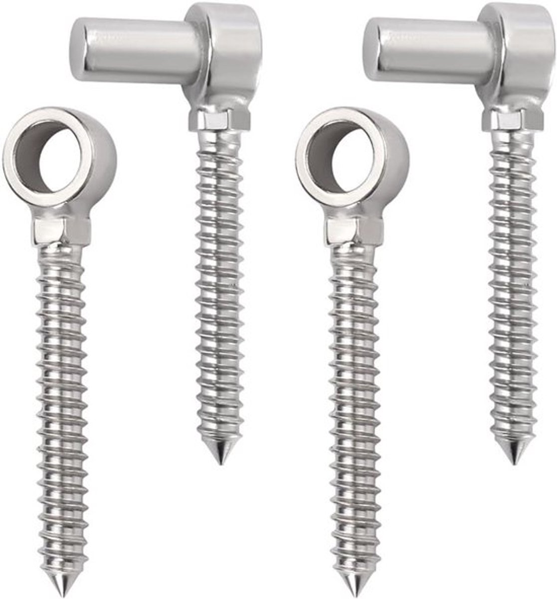 304 Rvs Gate Scharnieren met Gat Dia 16Mm voor Houten Poorten en Hekken