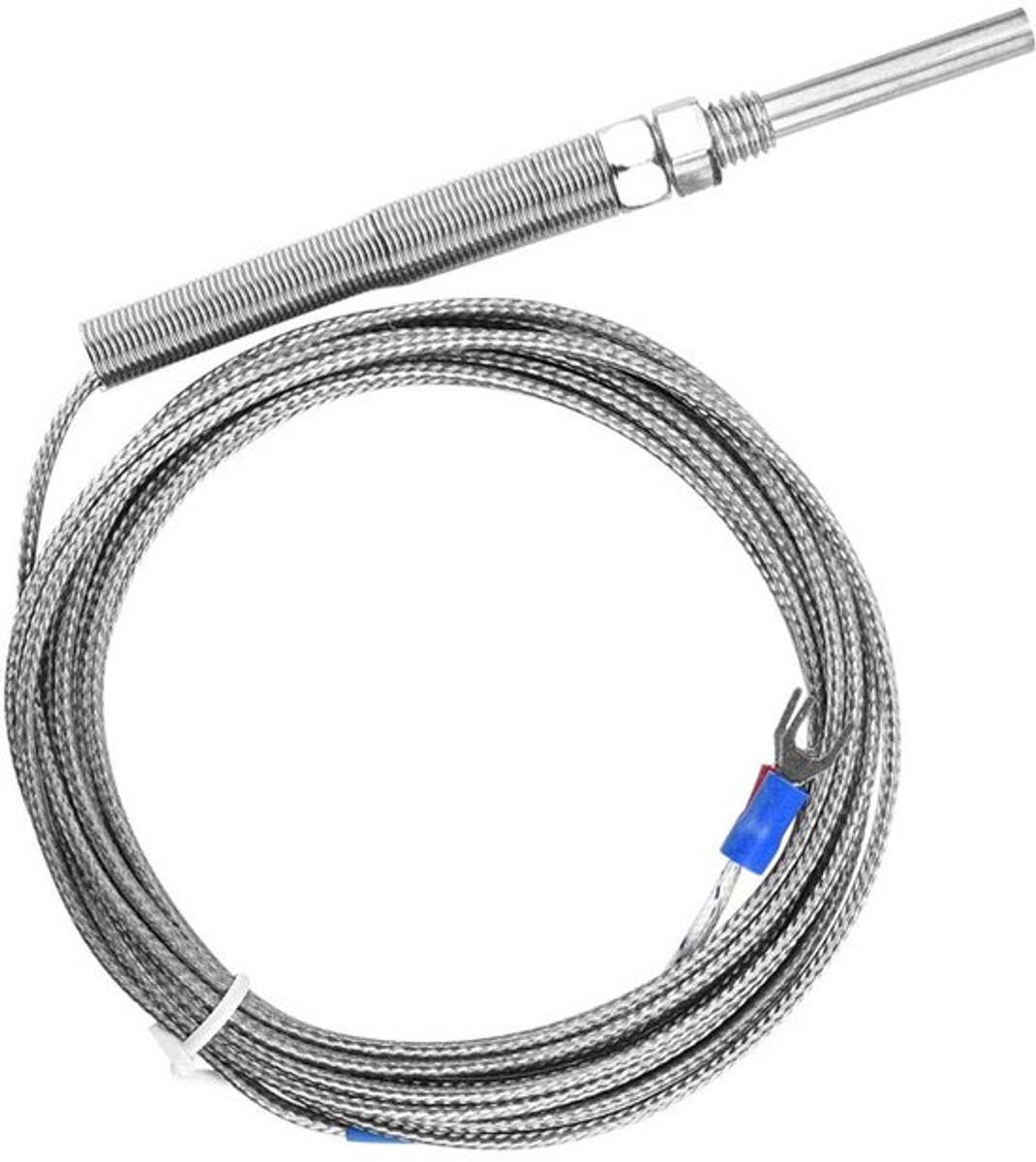 Temperatuurcontroller - Thermokoppel Universeel - Type K - 5mm Probe - Temperatuurmeetbereik 0-400°C - Hoogwaardige metalen constructie