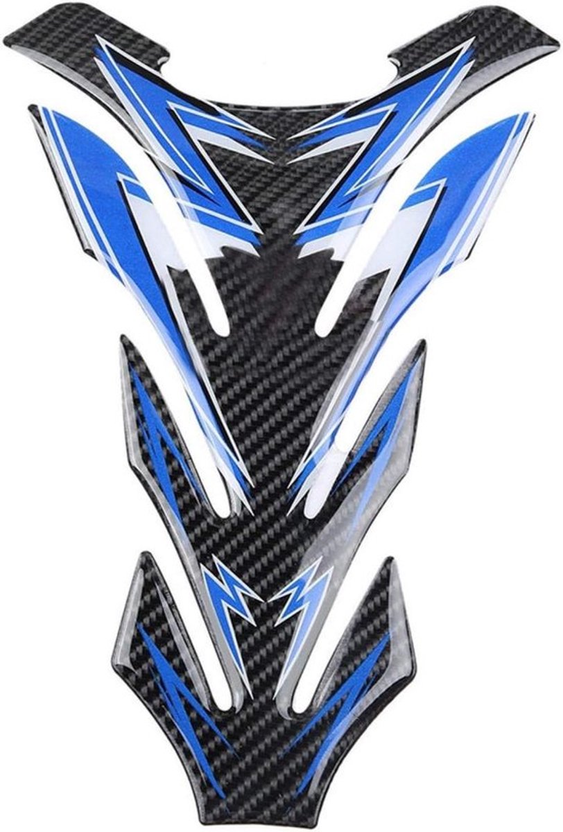 Motorfiets Tank Sticker Carbon Fiber Look Tankbeschermer. Krassen Voorkomen Op Tank.