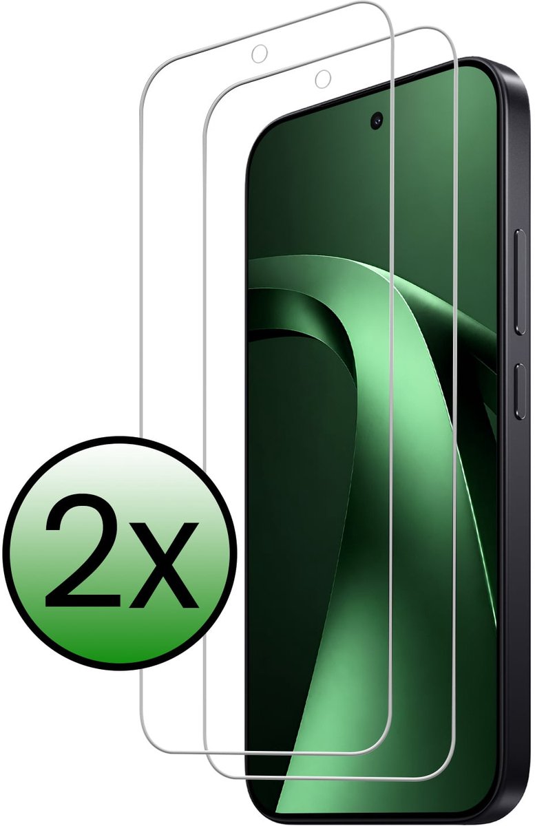 Screenprotector - 2 Stuks Geschikt voor Xiaomi 17T - Extra Sterk - Beschermglas - Gehard Glas - Tempered Glass - Screen Protector