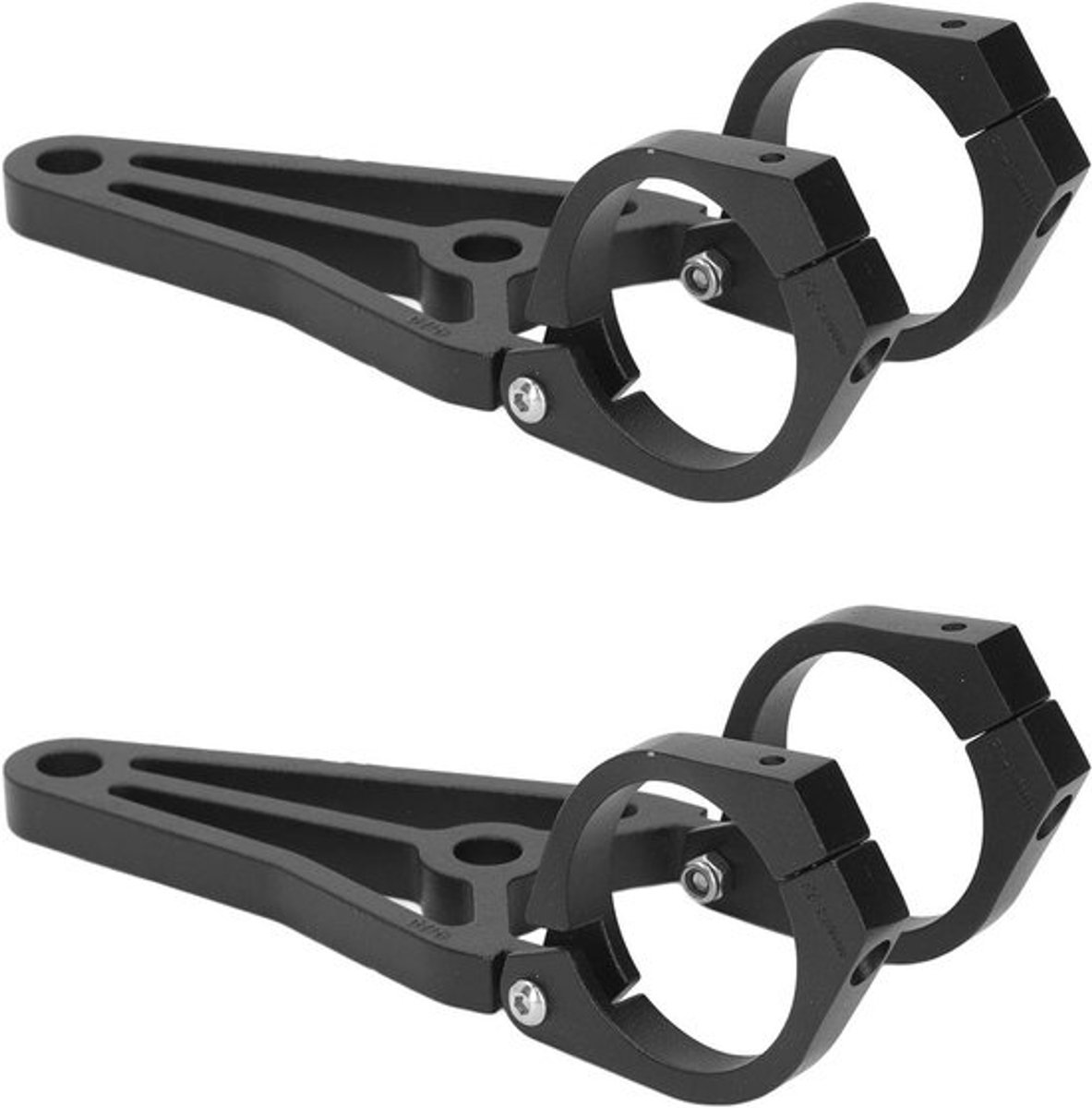 Vervangende Beugel voor Motorfiets Koplamp - 2 Stuks Fork Tubes Lamp Houder voor Diverse Motorrijders, Geschikt voor Verschillende Modellen