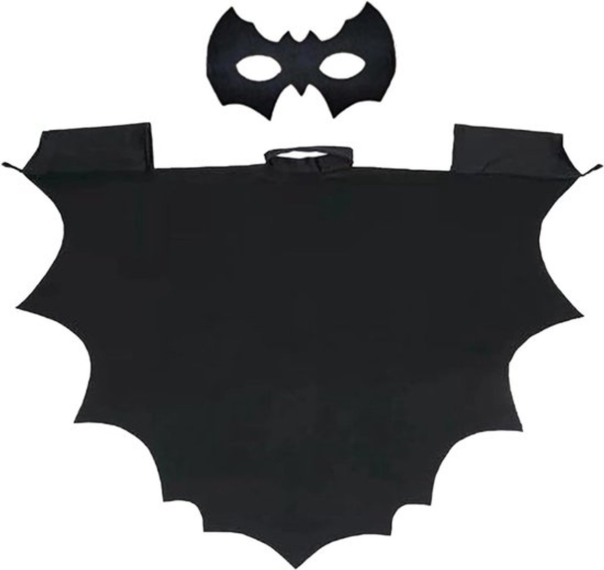 Vleermuis Kostuum Cape met Vleugels voor Vampier Outfit voor Halloween en Carnaval voor Volwassenen