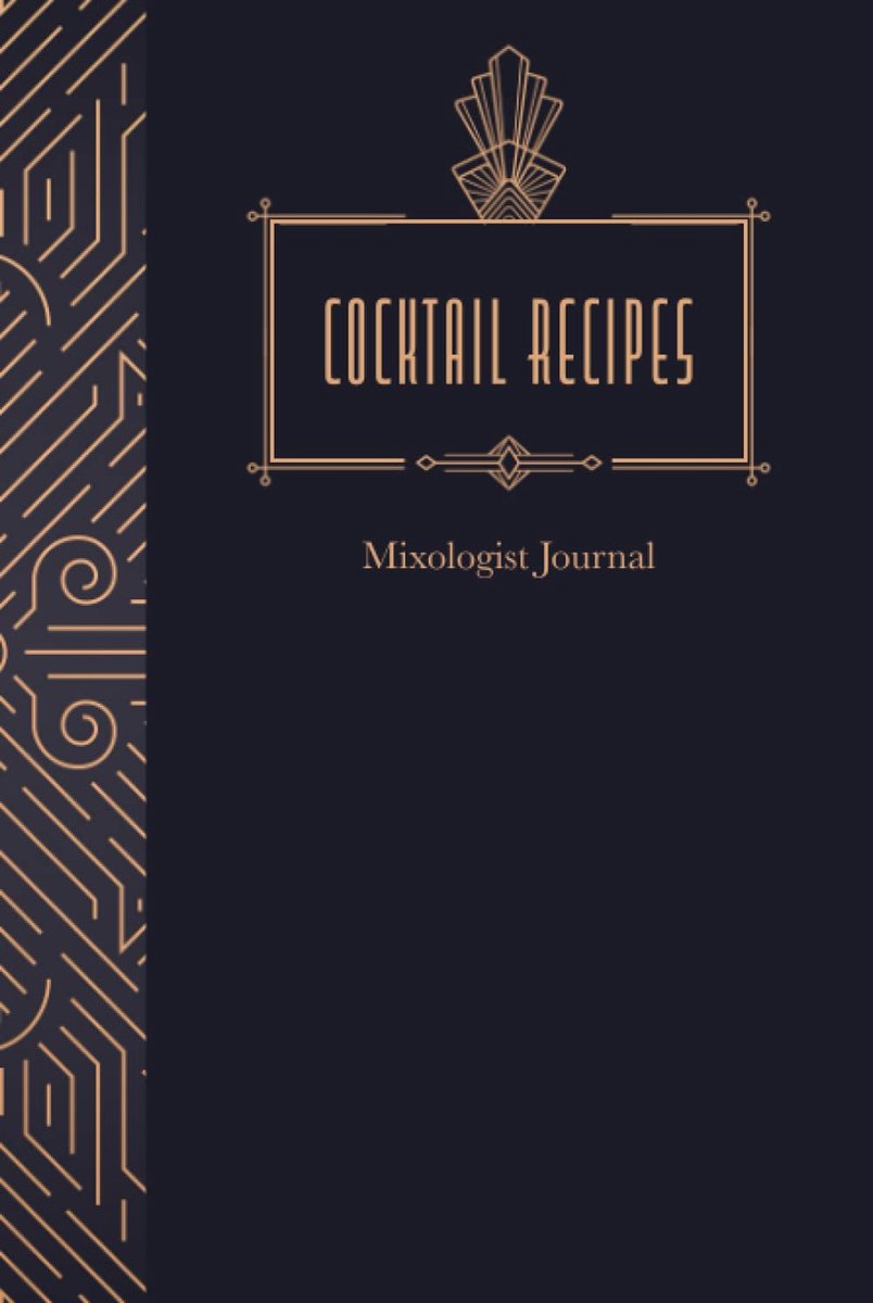 SnelShoppen - Cocktail Recipe Journal - Leeg Pagina Mixologist Journal voor Bartender DIY Home Mixology - 6x9 Bartending Recept Log Notitieboek voor h