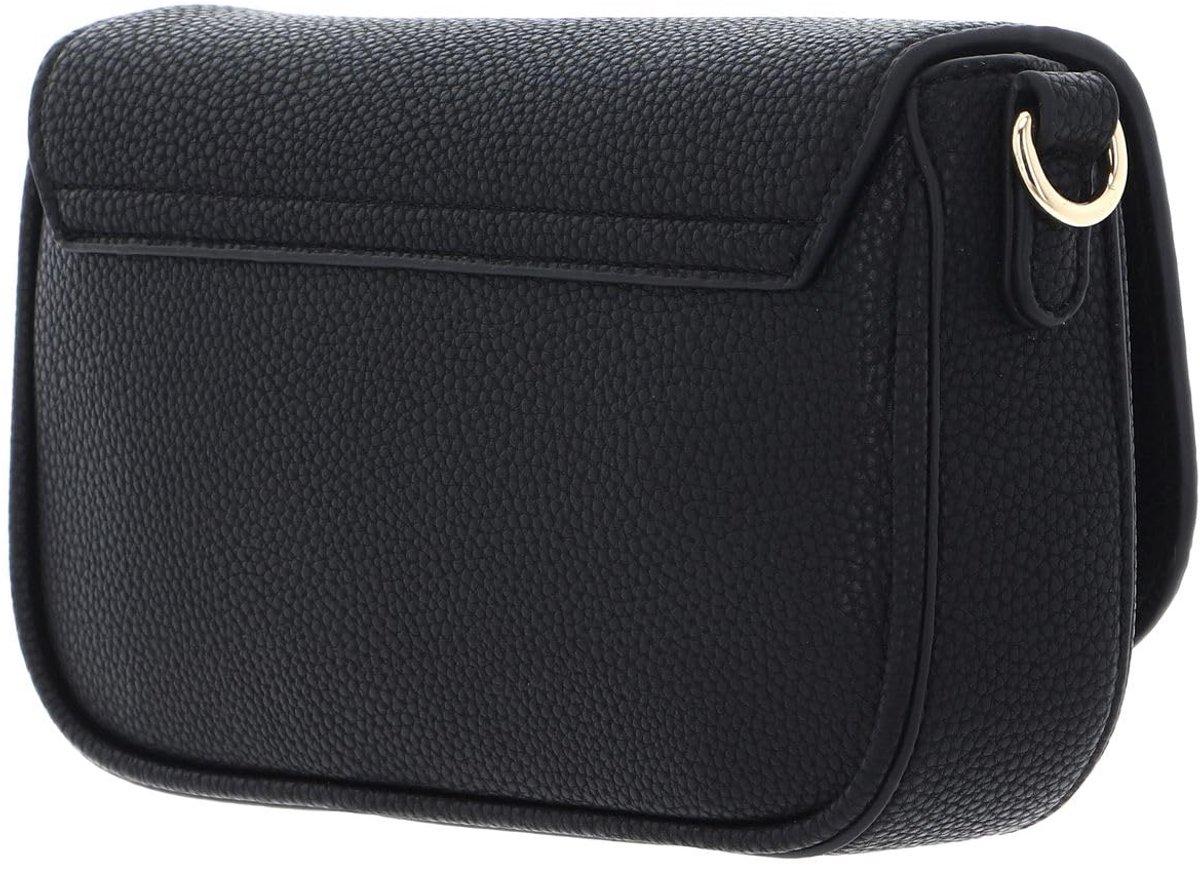 SnelShoppen - Elegante Zwarte Handtas voor Dames, Valentino Stijl, Eén Maat, Luxe Kunstleer, Perfect voor Feest en Dagelijks Gebruik