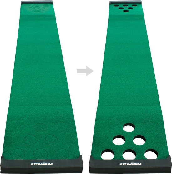 Golf Putting Mat voor Thuis - Perfect voor Oefenen met 2 Putters en 6 Ballen - Ideaal voor Beginners en Gevorderden van GOLF — afbeelding 4