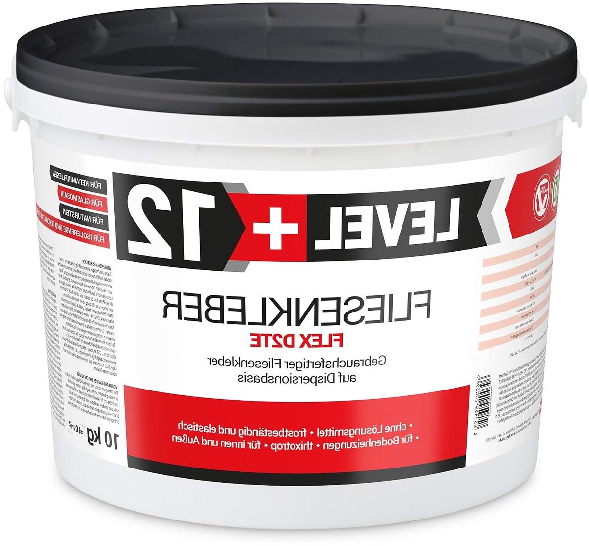 Tegellijm Steenlijm - Flex Mortel - Binnen Buiten - Klaar voor Gebruik - 10 kg - Wit