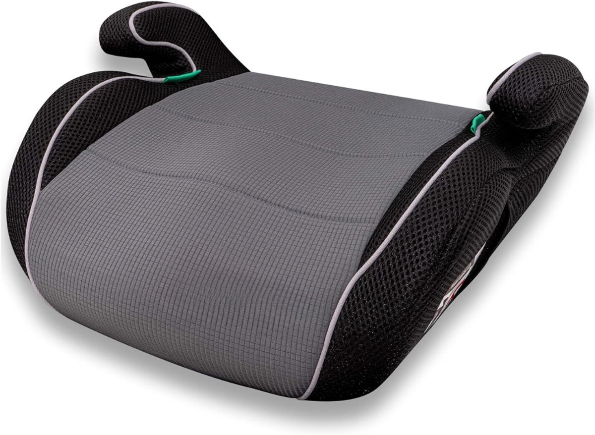 SNJY® Kinderstoel Auto - Kinderzitje Auto - Stoelverhoger voor Auto - 35,8D x 42,5B x 21H cm - Zwart/Grijs