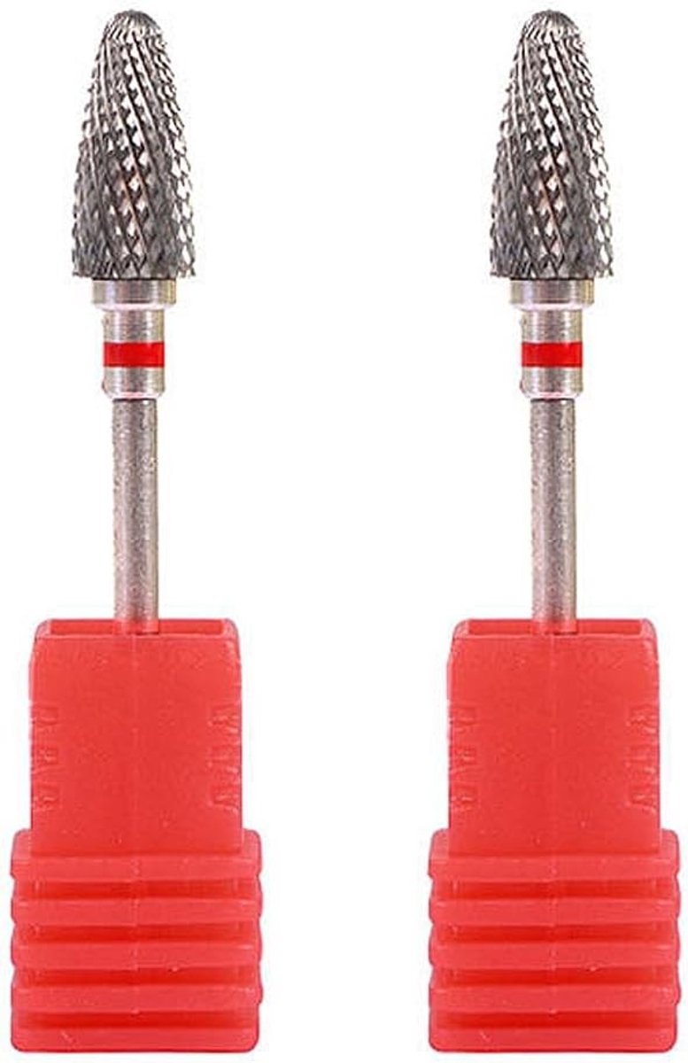 Professionele nagelfrezen van wolfraamcarbide voor acryl en harde gel, snelle boorpunten, nagelvijl en manicure/pedicure set (3/32 inch)