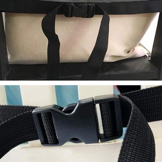 Babystoel riem voor kinderwagen en kinderstoel - Zacht en comfortabel - Voor babywippen, stoelen en winkelwagen — afbeelding 4