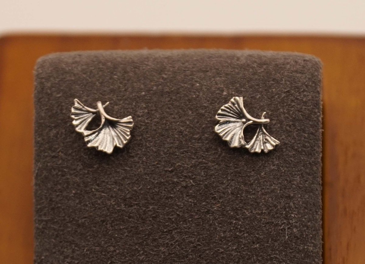 Sterling zilveren oorstekers bladeren - zilveren oorknopjes bladjes - natuurlijke item oorknoppen - 925 zilveren oorknopjes van kleine bladjes - kleine oorstekers van zilver