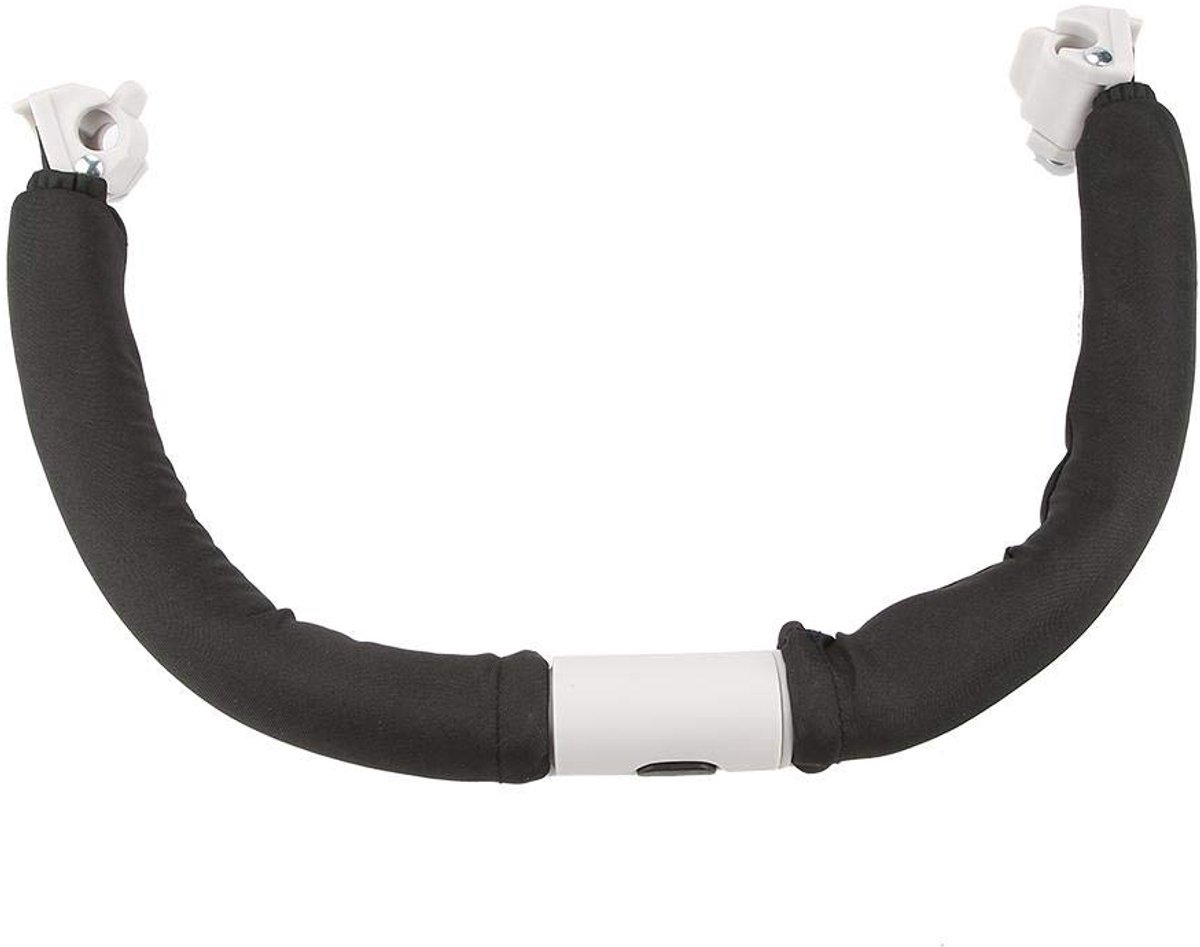 SnelShoppen - Verstelbaar Kinderwagenhandvat - Babytrolley Bumpergreep - Handgreep Kinderwagen Armsteun - Bumper Kinderwagenaccessoires - Zwart