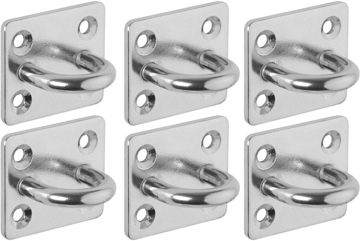 6 x sjorogen 40x35 V2A roestvrij staal SS304
