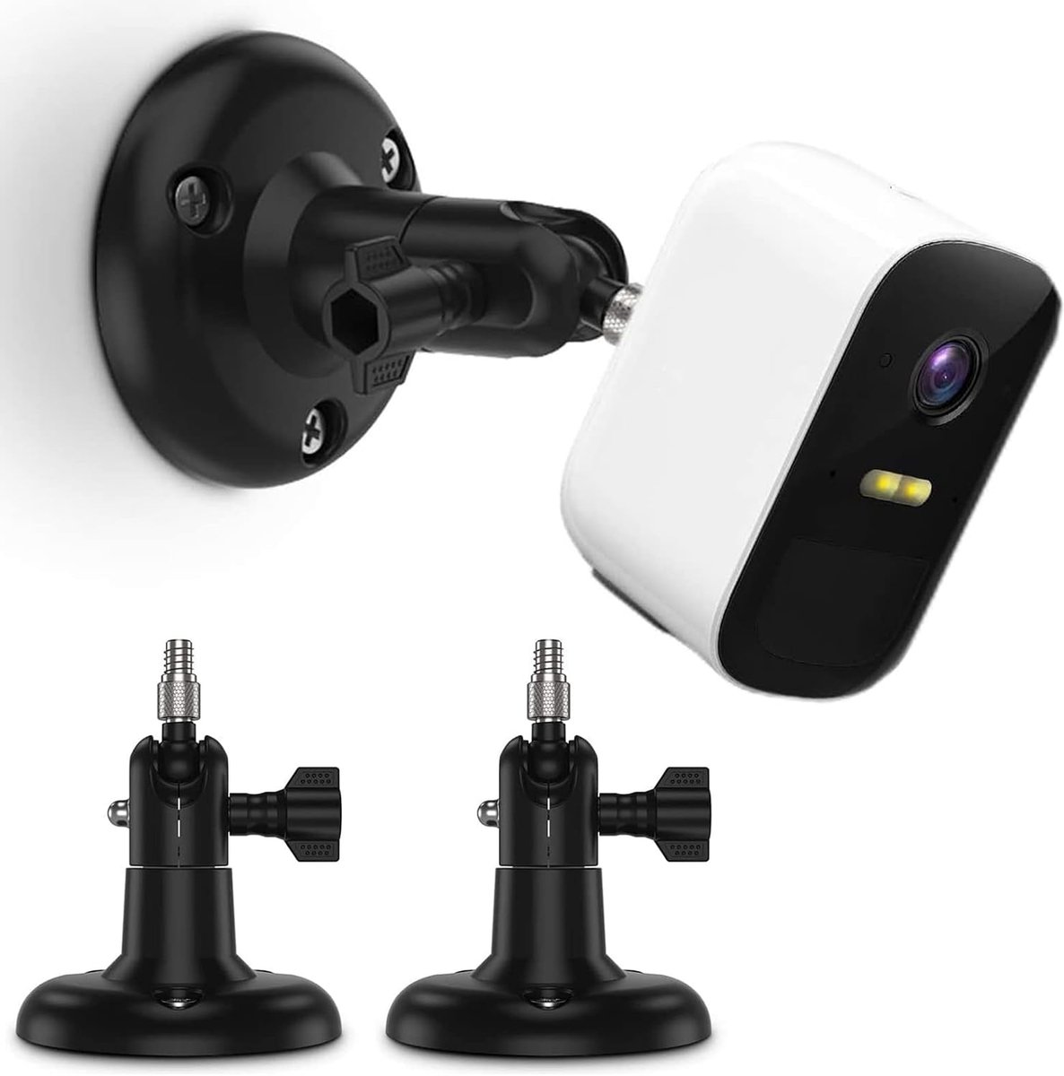 Muursteun voor eufyCam 2/2C/2C Pro/3 S330/3C S300/S3 Pro, flexibele houder voor eufy SoloCam S220/C210, montagebeugel accessoire voor ring, buitencamera en binnencamera, standaard voor tapo TP-Link