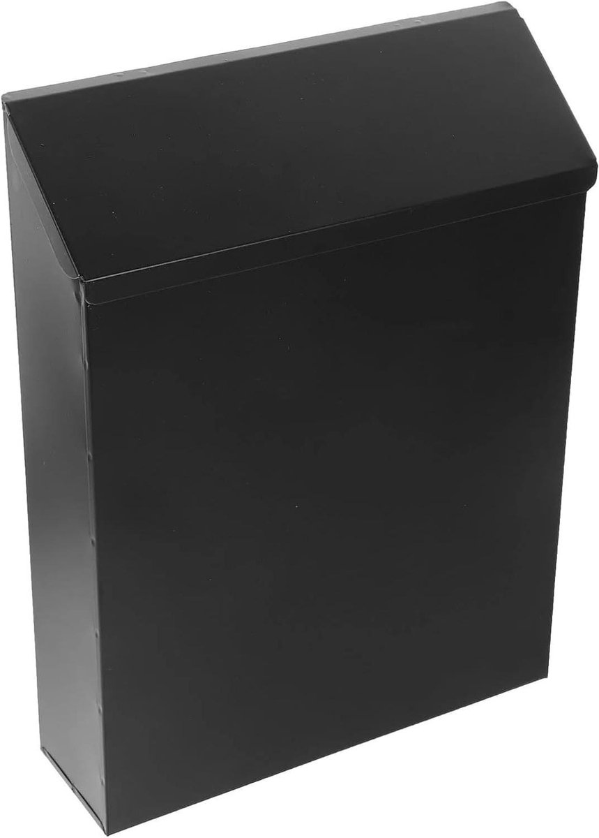 Afsluitbare Brievenbus - Brievenbus Buiten - Veilig Brieven Ontvangen - Grote Capaciteit - 22x7x30cm - Grijs