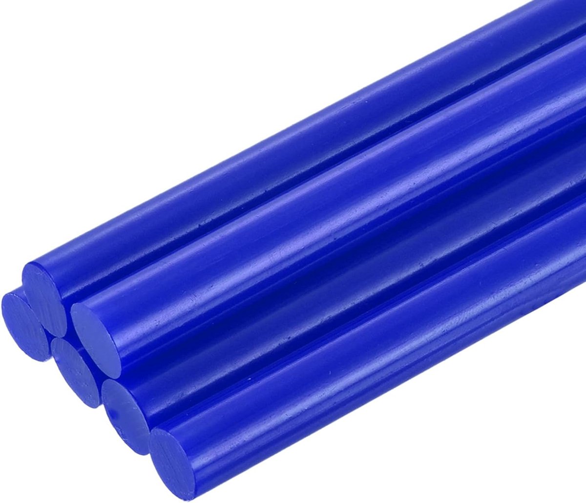 6 stuks hete lijmsticks 11mm x 100mm mini hete lijmsticks hete lijmpistool hete lijm lijmsticks hete lijmstokjes voor repareren kunst decoreren DIY handwerk lichtblauw